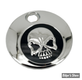 TRAPPE D' ORIFICE DE REMPLISSAGE D'ESSENCE - TOURING 92/07 - SKULL - CHROME