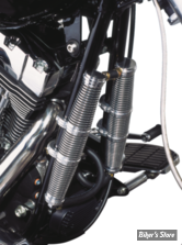 RADIATEUR D'HUILE CUSTOM - MONTAGE SUR CADRE - RON'S BIKE SHOP - SLIMLINE - SOFTAIL FXST / FLST 00/17 - LONGUEUR  : 280mm - FINITION : POLIE