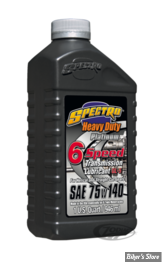 HUILE DE BOITE DE VITESSES - SPECTRO - BOITE 6 VITESSES - 75W140 - SYNTHETIQUE HEAVY DUTY PLATINIUM - GL-5 - LE BIDON D'UN QUART (0.946 LITRES)