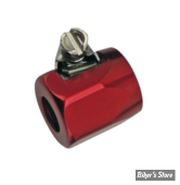 COLLIER POUR DURITE DE : 1/4" > 5/16" - HEXAGONAL - 1/4" - ROUGE - LA PIECE