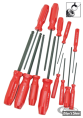 TOURNEVIS (KIT) - BTR / BOULE - EKLIND - 13 piece Inch Ball driver set Hex