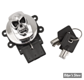 ECLATE A1 - PIECE N° 14 - CONTACTEUR DE CONSOLE - 71313-96 / 71419-93 - 3 BROCHES - AVEC RECEPTACLE (OEM 72327-03) - SKULL - CHROME