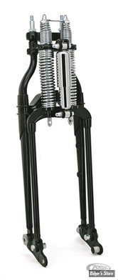 X - ECLATE N - PIECE N° 00 - FOURCHE SPRINGER REPLICA OEM - ZODIAC - FLSTS / FLSTSC / FLSTSB 97/04 - NOIRE AVEC JAMBE AVANT ET RESSORTS CHROME