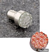 AMPOULE DE FEU ARRIERE / CLIGNOTANT - 12V - CULOT : BAY15D - OEM 1157 - LED ROUGE double filament