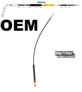 CABLE D'EMBRAYAGE MILWAUKEE EIGHT -  TOURING 21UP - LONGUEUR :100.90 CM  - OEM 37200466 - NOIR - ZODIAC