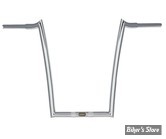 - GUIDON PAUL YAFFE BAGGER NATION - 1 1/4" MONKEY DRAG BARS - TOURING FLHRXS 18/23 / FLTRX/FLTRU/FLTRK  15/23 - HAUTEUR : 40.50CM - CHROME