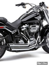 ECHAPPEMENT - COBRA - SOFTAIL 18UP FLFB/S / FXBR/S - SPEEDSTER SLASHDOWN - CHROME - 6863