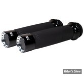 - POIGNEES - KHROME WERKS - TIRAGE ELECTRONIQUE - CUSTOM  HAND GRIPS - CONTOUR TURBINE - NOIR - 500120