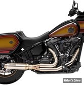ECHAPPEMENT - BASSANI - SOFTAIL FLHC / FXRLRST - 2-into-1 Exhaust System with Superbike Muffler - FINITION : INOX / PARE CHALEUR: INOX - 1S78SS