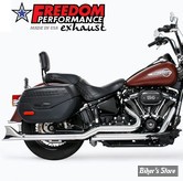 - ECHAPPEMENT - FREEDOM PERFORMANCE - SOFTAIL M8 - SHARKTAIL TRUE-DUALS - LONGUEUR : 33" - CHROME - HD00767