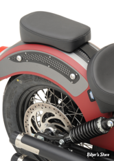 SELLE SOLO - INDIAN SCOUT / SCOUT SIXTY - DRAG SPECIALTIES - PAD PILLION REAR BOBBER - LISSE - NOIR : POUF