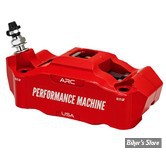 ETRIER RADIAL - ENTRE AXES : 108MM - ETRIER PERFORMANCE MACHINE -  4-PISTONS - 108MM Race Series radial - COTÉ : GAUCHE - FINITION : ROUGE - 0052-2427-RC