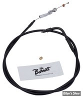 CABLE DE TIRAGE POUR BIGTWIN & SPORTSTER AVEC MIKUNI HS 40 - LONGUEUR :104CM - BIGTWIN / SPORTSTER 1996UP - BARNETT - TOUT NOIR