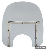PARE BRISE DÉTACHABLE - MEMPHIS SHADES - MEMPHIS SLIM - DÉCOUPE DE PHARE DE 5"3/4 À 7" - HAUTEUR 15" / 38CM - NOIR FUME - MEM41112