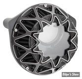 FILTRE A AIR - A.NESS - MILWAUKEE EIGHT 2023UP - CROSSFIRE AIR CLEANER - FINITION : ANODISE NOIR / CONTRAST CUT - 600-234