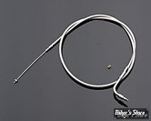 CABLE DE TIRAGE POUR BIGTWIN & SPORTSTER 96UP - LONGUEUR : 91.44 CM - OEM 00000-00 - BARNETT - 32" + 4 - ACIER INOX