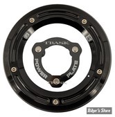 ECLATE I - PIECE N° 25A - COUVERCLE D EMBRAYAGE - TOURING  FLHTCUL/FLHTKL 17UP - TRASK - AVEC POWER PLATE - FINITION : NOIR / POWER PLATE : NOIR - TM-0051-BK-BK