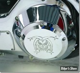 ECLATE I - PIECE N° 25 - COUVERCLE D EMBRAYAGE - TWIN CAM SOFTAIL 99UP / DYNA 99UP / TOURING 99/15 - JOKER MACHINE - JOKER - CHROME - 06-99J