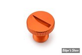 OBTURATEUR DE LOGEMENT DE RÉTROVISEUR - M10 X 1.25 - FILETAGE À DROITE - DAYTONA - TETE FENDUE - ORANGE - 80942