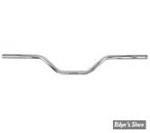 GUIDON - THRASHIN - MID BEND AGRESSIF - TIRAGE ELECTRONIQUE - DIAMETRE : 1" - CHROME