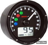 -  KOSO Ø 85MM  COMPTEUR / COMPTE TOURS KOSO - D75 85MM ELECTRONIC SPEEDOMETER - TNT-02 - NOIR - BA035173