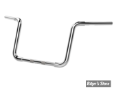 GUIDON KHROME WERKS - 1 1/4" - STRETCH 2+2 BAGGER HANDLEBAR - TOURING FLHT/FLHX/TRIKE HD 08/13 - HAUTEUR : 13.89" - CHROME - 300302