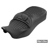 SELLE DUO SADDLEMEN - ROADSOFA KING TUCK N ROLL - TOURING 08/25 - NOIR/COUTURES NOIRES - 808-07B-202S00
