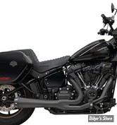 ECHAPPEMENT - BASSANI - SOFTAIL FLSB / FXRLRST - 2-into-1 Road Rage III Exhaust System - FINITION : NOIR - 1S81RBE