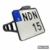 - SWEEDEN - PLAQUE LATERALE -  SOFTAIL FXSB / FXS / FXCW - HEINZ BIKES - SLIP-INN À LED - FORMAT : 170 X 150 MM - NOIR - HBSKZ-FXSB-S