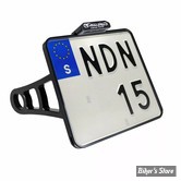- SWEEDEN - PLAQUE LATERALE -  DYNA 06/17 - HEINZ BIKES - SLIP-INN À LED - FORMAT : 170 MM X 150 MM - NOIR - HBSKZ-FX-S