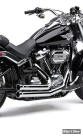 ECHAPPEMENT - COBRA - SOFTAIL 18UP FLFB/S / FXBR/S - SPEEDSTER SHORT 909 - CHROME - 6715