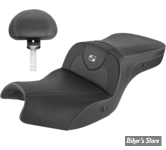 SELLE DUO - INDIAN CHALLENGER 2020UP -  SADDLEMEN - Roadsofa™ Carbon Fiber Seat - CHAUFFANTE - AVEC DOSSIER - I20-06-185BRHCT