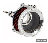 FILTRE A AIR - TRASK PERFORMANCE - MILWAUKEE EIGHT 2023UP - Trask Assault Charge High Flow Air Cleaner Kit - RAW - TM-1024R