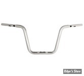 GUIDON 32mm SUR RISERS 32MM - HAUTEUR : 30.40 CM / 12" -  DRAG SPECIALTIES - TOURING - FLTRX 23UP - CHROME - 0601-6556