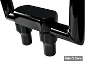 - RISERS DRAG SPECIALTIES - KIT DE PONTET DE GUIDON  - BIG BUFFALO - 38.00 MM / 1" 1/2 - DROIT - HAUTEUR : 76.00 MM / 3" - NOIR BRILLANT