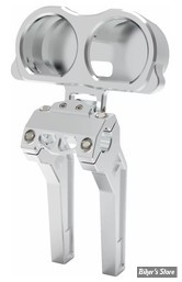X - BOITIER DE COMPTEUR POUR RISERS - LA CHOPPERS - LA CHOPPERS PERFORMANCE RISERS GAUGE - TOURING FLTR 15UP - BRUT - LA-7397-03R