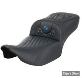 - SELLE SADDLEMEN - ROADSOFA HC ALLONGEE - EXTENDED REACH SEAT - TOURING 2023UP - NOIR / COUTURES BLEUES - 823-07-19001