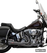 ECHAPPEMENT BASSANI -  SOFTAIL 00/17 - 2-into-1 Ripper Exhaust System - NOIR - 1S6B
