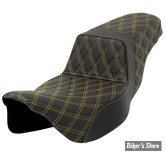 - SELLE SADDLEMEN - EXTENDED REACH STEP-UP SEAT - TOURING 08UP - FULL LS - NOIR / COUTURES : DOREES - 808-07E-17507