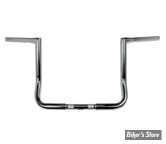 - GUIDON APEHANGER - GUIDON LA CHOPPERS - TWIN PEAKS BAGGER - 1" 1/4 - HAUTEUR : 30.50 CM / 12" - CHROME - LA-7361-12