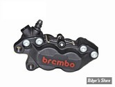 ETRIERS AVANT  BREMBO - P4 AXIAL - 4 PISTONS - CÔTÉ GAUCHE - NOIR / LETTRAGE ROUGE - 20.5165.78