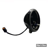 5 3/4 - COQUE DE PHARE - SOFTAIL MILWAUKEE EIGHT 18UP - HEADLIGHT BUCKET - NOIR BRILLANT - CD-18ST-BUCKET