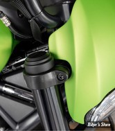 ECLATE N - PIECE N° X - COUVRES BOUCHONS DE FOURCHE - SPORTSTER RH 1250 S 21UP - RICK'S - NOIR / LISSE - 36-3008000-0