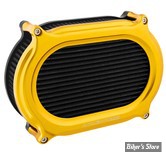 - FILTRE A AIR A.NESS - TOURING 08/16 / SOFTAIL 16/17 / DYNA FXDLS 16/17 - Stage II Oval Upgrade air cleaner kit - FINITION :  DORE - 600-172