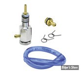 PIÈCE N° X -  THUNDERJET / ZIPPERS POUR CARBURATEUR KEIHIN CV - ANODISE ALUMINIUM SATINE