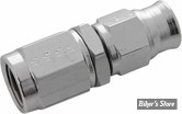 RACCORD DROIT - 3/8-24 - CHROME - 6001-03CH