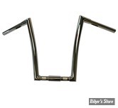 32 MM - GUIDON TODD'S CYCLE - SPRINGER FXSTS / FLSTS 88/11 - STRIP HANDLEBAR - HAUTEUR  : 35.50 CM / 14" - CHROME