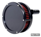 FILTRE A AIR FEULING - TOURING 08/16 / SOFTAIL 16/17 / DYNA FXDLS 16/17 - BA AIR CLEANER KIT - SLIM SOLID OUTER COVER  - FILTRE ROUGE / NOIR - 5453-S