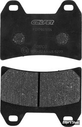 - PLAQUETTES DE FREIN - AVANT - OEM 2202492 - VICTORY 1998/2007 - GALFER - semi-métallique - FD176G1054