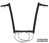 GUIDON PRE-CABLE - PAUL YAFFE Pre-Wired Monkey Bar Handlebar 32mm - FLTRX/S 15UP / FLTRU 16UP - HAUTEUR : 40.50 CM - NOIR